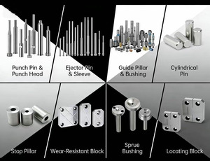 12MM Kalın 0.01mm Hassasiyetli HRC 58-62 Sertlik Standart Bileşenler Enjeksiyon Kalıp Döküm Kalıpları Aşınmaya Dayanıklı Blok Kalıp - Product Image 6