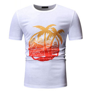 T-shirt brodé pour homme, couleur personnalisée, haute qualité, directement de l'usine, nouveau style pour l'été, vêtements pour homme. - Product Image 5