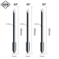 Cuchilla para Impresora de Corte Graphtec CB09u, Herramienta de Cuchilla OEM de Carburo de Tungsteno, Cuchillas de Alta Resistencia al Desgaste para Plotter de Vinilo