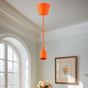 Portalámparas Colgante KILYN 250V PVC E27 con Base de Rosca y Cable de 1 Metro para Decoración del Hogar - Product Image 2