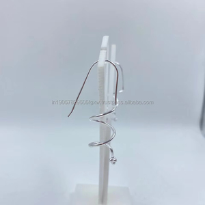 Meilleur prix boucles d'oreilles élégantes en argent pur blanc classique plaqué or pour les femmes pour un usage quotidien mariages et fêtes cadeau - Product Image 1