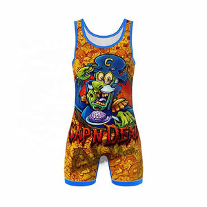 Combinaison de lutte personnalisée en gros pour jeunes, adultes et femmes, à col bas, vêtements de sport personnalisés, combinaison de musculation - Product Image 5