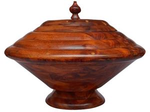 <b>Wooden</b> Fancy Hot Pots , Fancy Storage Pot Kitchen Wood Pots , Handmade Solid Wood Storage <b>Bowls</b> - Product Image 4