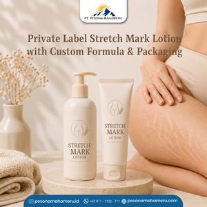 Loción para Estrías de Marca Privada, Fórmula Personalizada, Crema Corporal Hidratante para el Cuidado de la Piel durante el Embarazo y Masajes (100ml 200ml) - Product Image 1