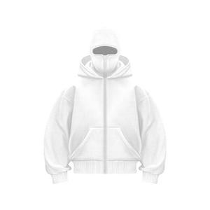 Sudadera con Capucha Negra para Hombre, Nueva Moda 2026, Fabricada por el Fabricante, Sudadera con Cremallera de Alta Calidad, Sudadera con Capucha y Cremallera para Hombre - Product Image 2