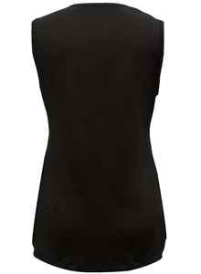 Blusa de manga de pétalo fruncido, blusa de arco con dobladillo de cuello redondo sólido elegante, ropa de mujer - Product Image 2