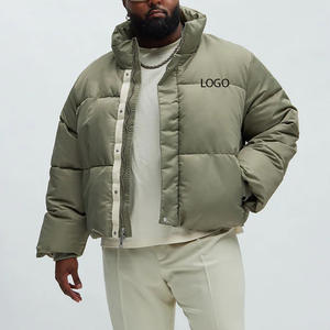 Latest High Quality Puffer Jacket With Customized Logo Printing Breathable Fabric Comfortable Jackets Men's Special Collection - Product Image 1