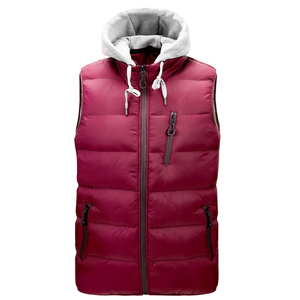 Veste respirante à bulles d'air sans manches avec logo personnalisé OEM pour hommes, gilets chauds et respirants pour l'hiver - Product Image 1