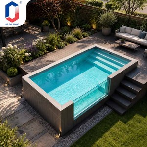 Above Ground Swimming <b>Pool</b> Prefabricated Easy Installation Villa <b>Garden</b> with Pump Filter System <b>Pool</b> - Product Image 1