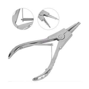 High Quality Steel Mini Ring Opening Pliers <b>PVC</b> Handles Split Ring Jewelry Making Tool DIY Craft <b>Beading</b> Wholesale Supply - Product Image 1