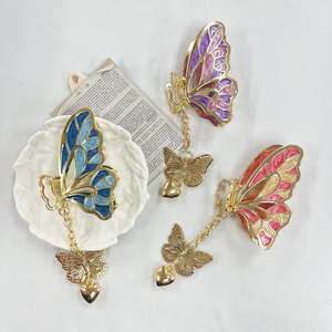 Elegantes pinzas de pelo de flores japonesas de lujo para mujeres y niñas, pulseras de cadenas de moda, Pendientes colgantes de moda, accesorios para el cabello - Product Image 2