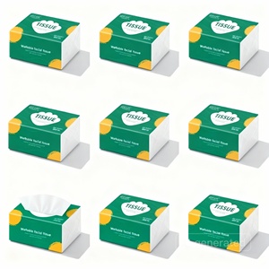 Papier mouchoir facial à forte absorption, paquet en vrac, pulpe durable, OEM, étiquette privée pour la vente au détail, l'hôtellerie et les voyages - Product Image 2