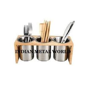 Unique Design Customized Shape Large Size Kitchen Black Color <b>Cutlery</b> Holder for Home and Restaurant Usage - Product Image 5