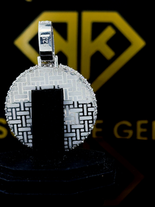 Colgante Hip Hop con Letra Personalizada, Colgante con Número Hip Hop para Hombre, Colgante de Moissanita, Joyería Hip Hop Ice Out - Product Image 3