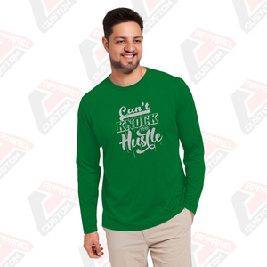 เสื้อยืดผ้าฝ้ายแขนยาวของผู้ชายมรดกเป็นมิตรกับสิ่งแวดล้อมผ้าเดนิมผ้าลูกฟูก - Product Image 2