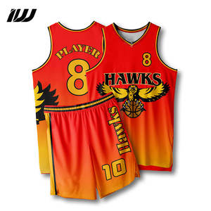 Maillots et shorts de basket-ball personnalisés, uniformes en maille de polyester respirante, uniformes de basket-ball - Product Image 2