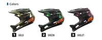 Casque de vélo tout-terrain, BMX, enduro, descente, E-Scooter conforme aux normes CPSC ASTM F1952, double visière, utilisation hors route, moto tout-terrain, design CE