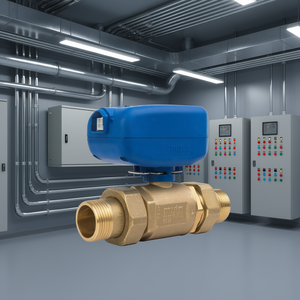 Vanne bidirectionnelle Mut TMO XL 703002784 série 1'' 230V avec raccords mâle-femelle et relais pour systèmes CVC - Product Image 3