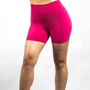 定制批发女性运动健身弹力透气战利品机车短裤