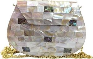 Bolsos de mano Tradnary hechos a mano con incrustaciones de nácar, con diseño de patrón geométrico, monederos de moda para mujer - Product Image 2
