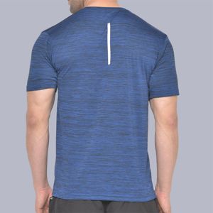 Camiseta atlética ligera y cómoda para hombre de alto rendimiento para fitness y entrenamiento cuello redondo - Product Image 4