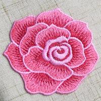 Patch brodé motif floral en feutre non tissé, couleurs personnalisées, fait main, à coudre, haute qualité, matière douce, dernières tendances pour chapeaux