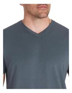 T-shirt de sport pour homme 100% coton séchage rapide respirant haut de sport de compression athlétique avec tissu tricoté spandex - Product Image 6