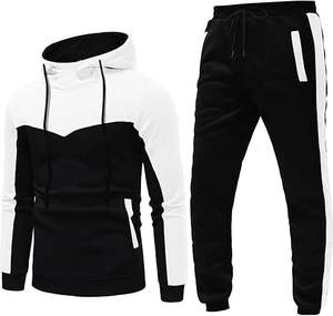 Chándal de hombre de 100% algodón pesado de alta calidad, Sudadera con capucha y logotipo de color personalizado al por mayor con estilo de manga larga - Product Image 1