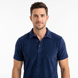 Camiseta de Verano para Hombre, Tejido de Rizo, Estilo Resort, Lujo Casual, OEM, ODM, Venta al Por Mayor, Fábrica, Logotipo Personalizado, MOQ Bajo, Secado Rápido - Product Image 4