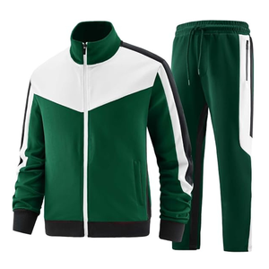 Ensemble de survêtement personnalisé avec logo pour homme, 2 pièces, jogging, sweat-shirt en molleton uni, ensemble décontracté unisexe - Product Image 1