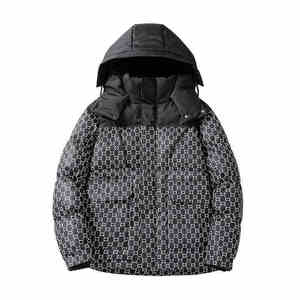 Veste matelassée à capuche pour homme, imperméable et coupe-vent, avec logo OEM personnalisé, prix de gros - Product Image 6