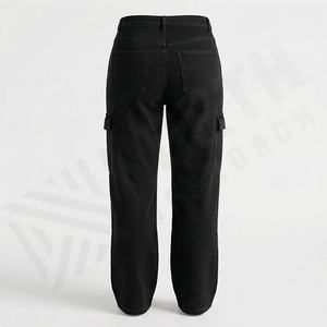 Casual Four Pockets <b>Jeans</b> Cargo Ladies High Waist Pants Female Wide Leg <b>Jeans</b> <b>Women's</b> Pants For <b>Women</b> Fashion Trendy Streetwear - Product Image 2