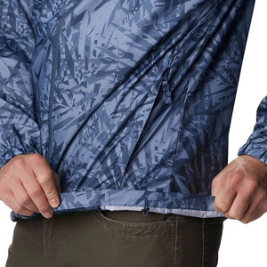 Vestes coupe-vent d'extérieur personnalisées par sublimation OEM Veste coupe-vent imperméable et légère pour hommes - Product Image 6