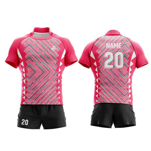 Vente en gros Ensemble d'uniformes de rugby personnalisés pour garçons Vêtements de sport respirants avec sublimation Nom de l'équipe Conception personnalisée pour hommes - Product Image 6