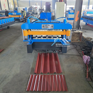 Suministro de fábrica de alta calidad 686 Trapezoidal y 762 hoja de techo corrugado máquina de doble capa para Sudáfrica - Product Image 2