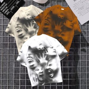 100% algodón Camisetas para hombre Bordado en blanco Alta calidad Impreso Hombres Cantidad Camisetas personalizadas Fabricante y mayorista - Product Image 2