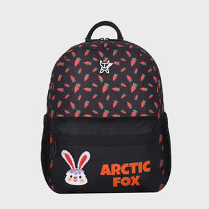 Arctic Fox Bunny Orange School <b>Backpack</b> for Boys and Girls - Product Image 5