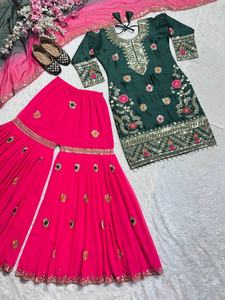 Salwar Kameez de Diseño Tradicional Pakistaní de Última Moda al por Mayor para Mujer, para Bodas, Fiestas, Diseño Étnico Moderno, Lavable, Fatema - Product Image 5