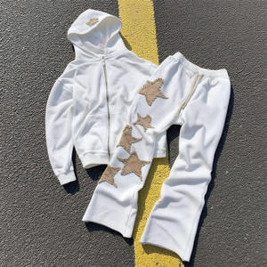 Chándal de lavado ácido para hombre de calidad superior, chándal holgado de tendencia de alta calidad para hombre, precio al por mayor, chándal de gran tamaño de peso pesado - Product Image 6