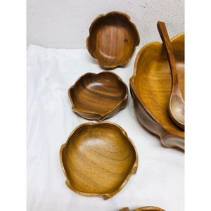 Ensemble de vaisselle de cuisine en teck de designer admirable, tendance, sculpté à la main, classique, pour table, au prix le plus bas - Product Image 5