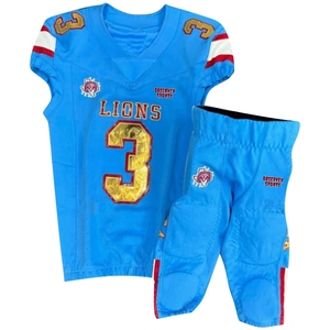 Uniformes de Fútbol Americano para Adultos, Transpirables, 100% Poliéster, Antibacterianos, de Secado Rápido, Tela Twill - Product Image 6