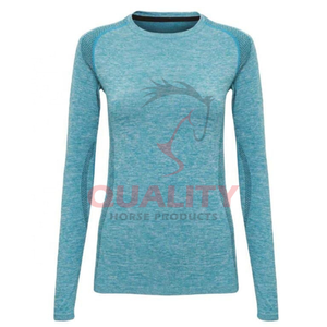 Chemise d'équitation à compression légère Couche de base thermique Vêtements équestres offrant une flexibilité de confort et de chaleur pour les cavaliers - Product Image 6