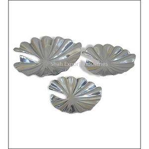 ชามเสิร์ฟอาหารทรงกลมขนาดใหญ่ทำจากอลูมิเนียมแข็งแรงพร้อมฐานตั้งทรงสี่เหลี่ยมชามเสิร์ฟข้าวและของว่าง - Product Image 6