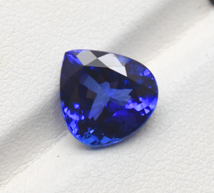 Tanzanita natural, corazón, piedras preciosas sueltas, facetadas, tanzanita AAA para la fabricación de joyas, lupa azulada-violeta, tanzanita limpia en forma de corazón - Product Image 2