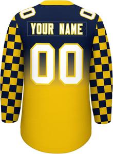 Uniforme d'équipe professionnelle OEM tissu en polyester durable et respirant à séchage rapide conception personnalisée maillots de hockey sur glace - Product Image 2