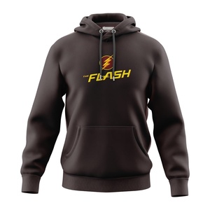 Sweat à capuche court de luxe pour hommes 100% coton diverses couleurs vierges Hip Hop Streetwear teint uni par le fabricant - Product Image 1