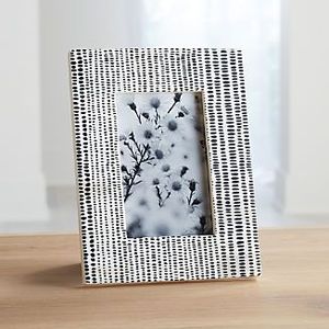 Marco de fotos de resina de madera con incrustaciones de hueso de alta calidad con color y tamaño personalizados - Product Image 5