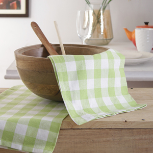 100% coton tissé multi-usages essuie-mains Absorption rapide de l'eau fil imprimé teint bain voiture Golf ensemble de 6 torchons de cuisine - Product Image 5