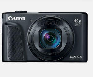 Appareil photo numérique Canon PowerShot SX740 HS 20,3 Mpx 4K prêt à être expédié, zoom optique 40x, Wi-Fi, noir - Product Image 1