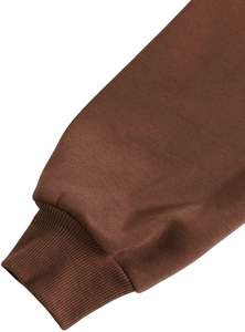 เสื้อฮู้ดคอปกสีน้ำตาลสำหรับผู้หญิงพร้อมเสื้อลายทางแบบสวมหัวแขนยาวมีฮู้ดสำหรับฤดูหนาวซักได้อย่างยั่งยืน - Product Image 2